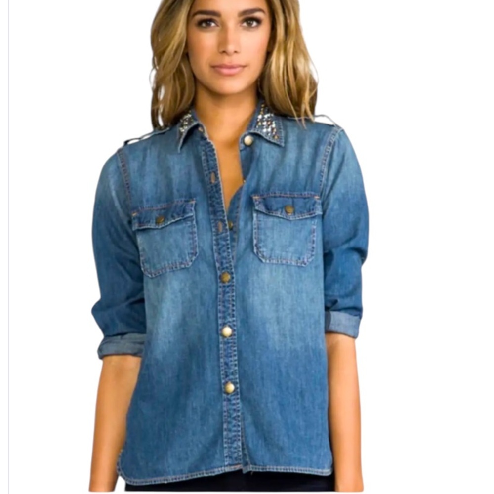 CURRENT ELLIOTT denim shirt